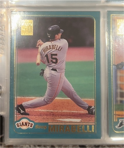 2001 Topps #628 Doug Mirabelli — front