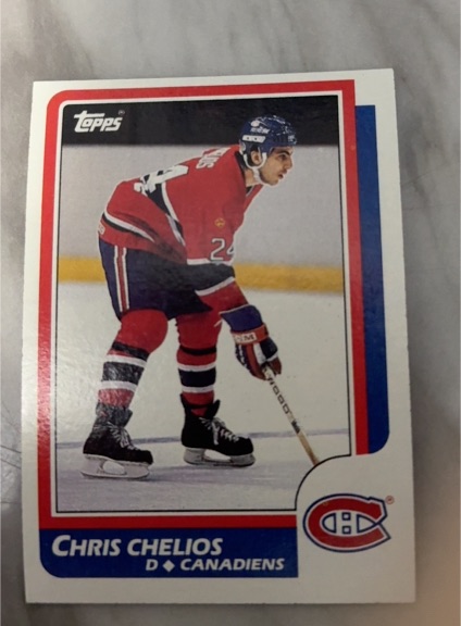 1986-87 Topps #171 Chris Chelios — front