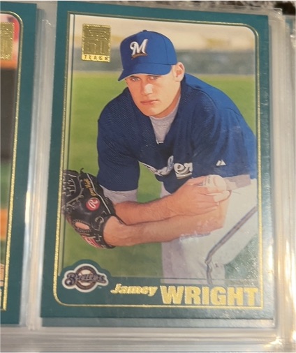 2001 Topps #687 Jamey Wright — front