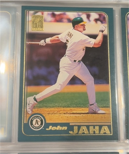 2001 Topps #689 John Jaha — front
