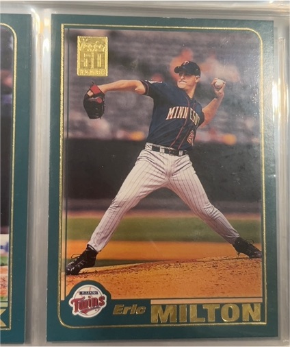 2001 Topps #692 Eric Milton — front