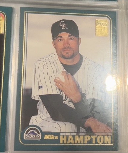 2001 Topps #708 Mike Hampton — front