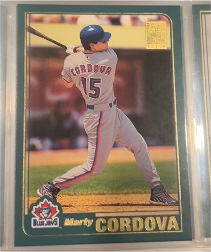 2001 Topps #698 Marty Cordova — front