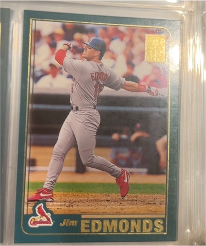 2001 Topps #702 Jim Edmonds — front