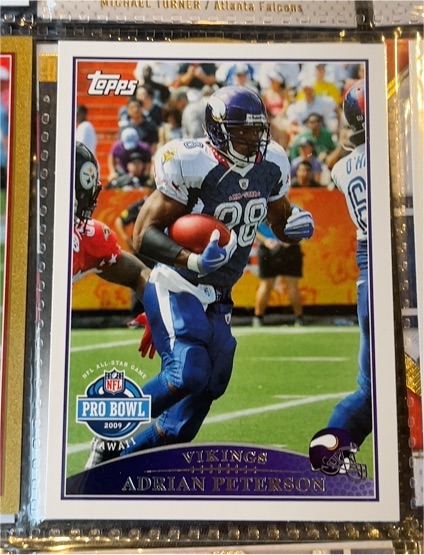 2009 Topps #291 Adrian Peterson — front