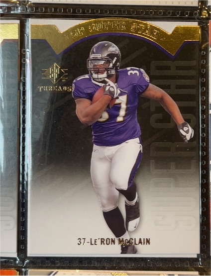 2009 SP Threads #37 Le'Ron McClain — front