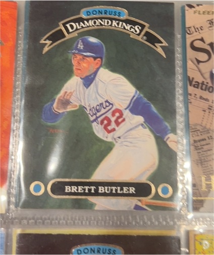 1991 Donruss Diamond Kings #DK-18 Brett Butler — front