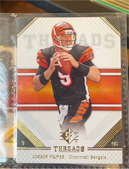 2009 Upper Deck SP Threads #16 Carson Palmer — front