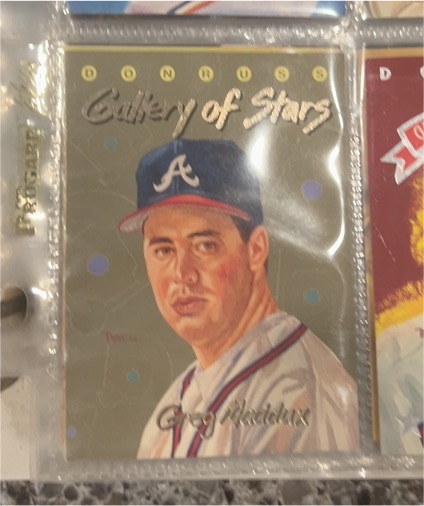 1993 Donruss Gallery of Stars #GS-4 Greg Maddux — front