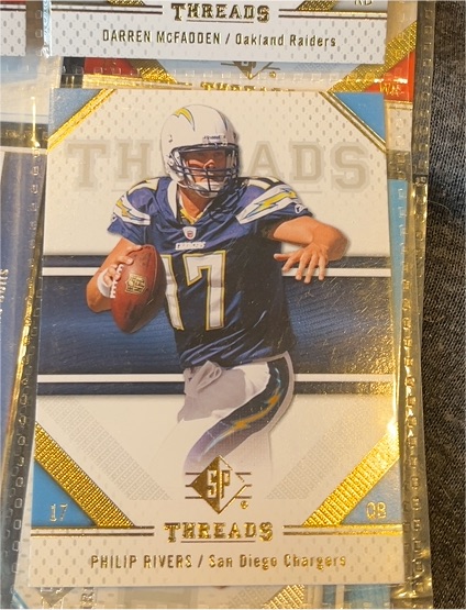2009 Upper Deck SP Threads #77 Philip Rivers — front