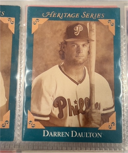 1992 Leaf Studio Heritage Series #BC-13 Darren Daulton — front