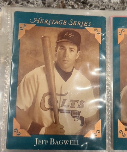 1992 Leaf Heritage Series #BC-12 Jeff Bagwell — front