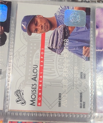 1995 Donruss Studio #35 Moises Alou — front