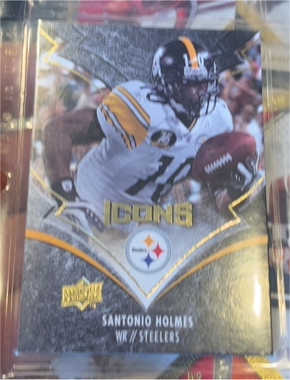 2008 Upper Deck Icons #76 Santonio Holmes — front