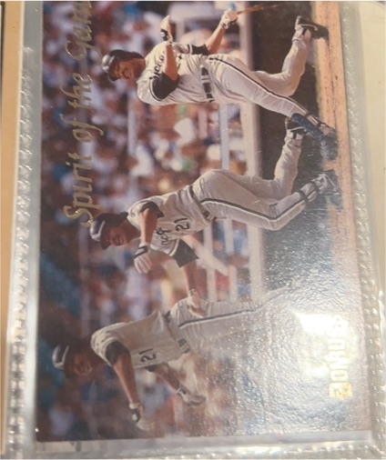 1993 Donruss #SG6 George Bell / Frank Thomas Spirit of the Game — front