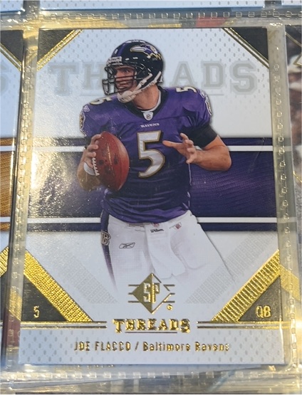 2009 Upper Deck SP Threads #50 Joe Flacco — front