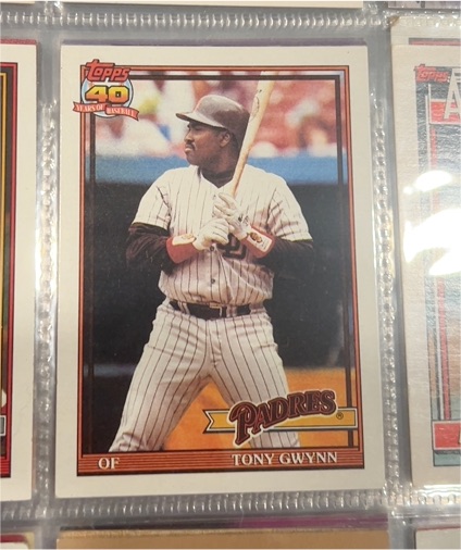 1991 Topps #180 Tony Gwynn — front