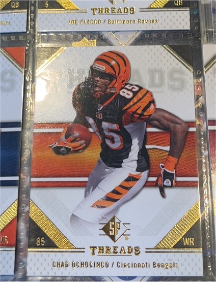 2009 Upper Deck SP Threads #85 Chad Ochocinco — front