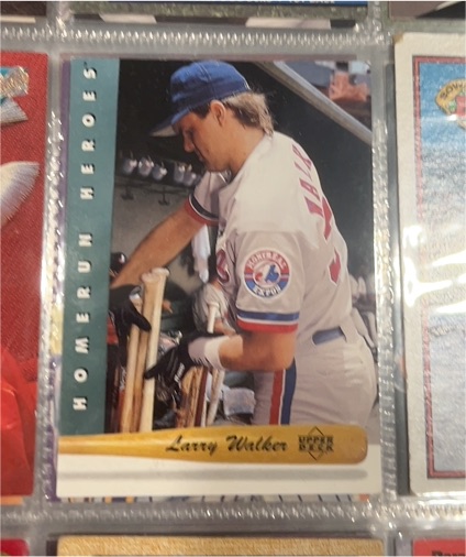 1993 Upper Deck Home Run Heroes #HR16 Larry Walker — front