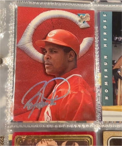 1993 Leaf Studio #43 Barry Larkin — front
