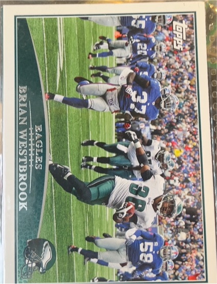 2009 Topps #90 Brian Westbrook — front