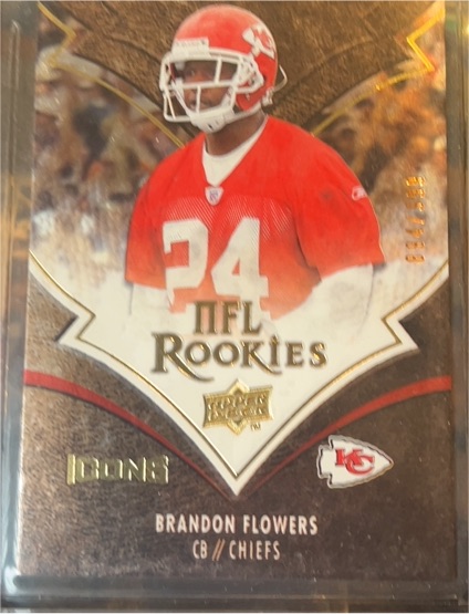 2008 Upper Deck Icons #209 Brandon Flowers — front