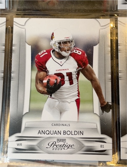 2009 Playoff Prestige #3 Anquan Boldin — front