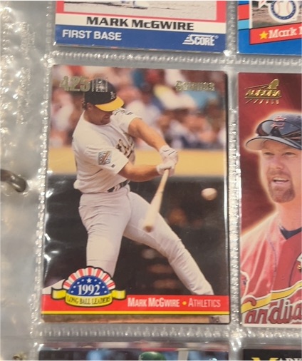 1993 Donruss Long Ball Leaders #LL4 Mark McGwire — front