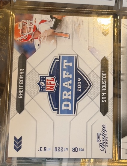 2009 Playoff Prestige NFL Draft #34 Rhett Bomar — front