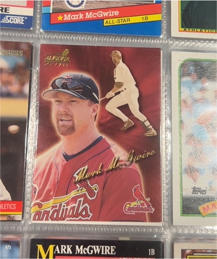 1999 Pacific Aurora #156 Mark McGwire — front