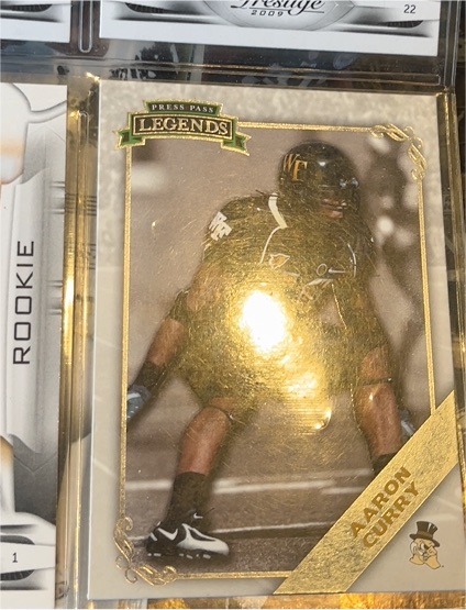 2005 Press Pass Legends #22 Aaron Curry — front