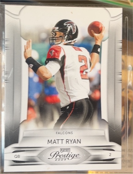 2009 Playoff Prestige #7 Matt Ryan Atlanta Falcons — front