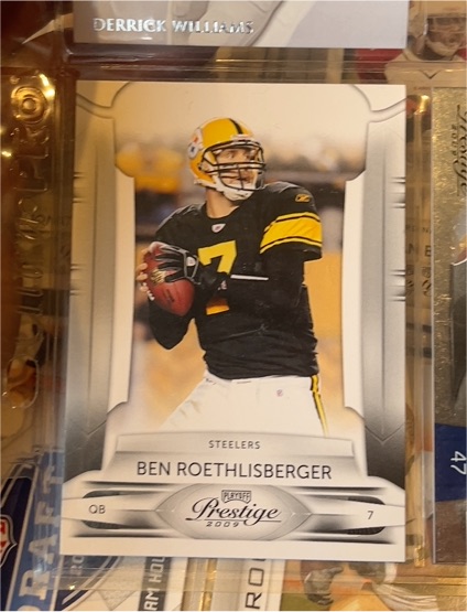2009 Playoff Prestige #76 Ben Roethlisberger — front