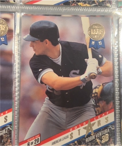 1993 Leaf Gold Leaf #6 Robin Ventura — front