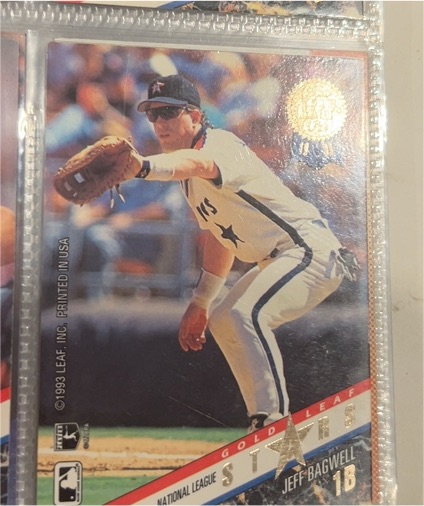 1993 Leaf Gold Leaf All-Stars #3 Jeff Bagwell — front