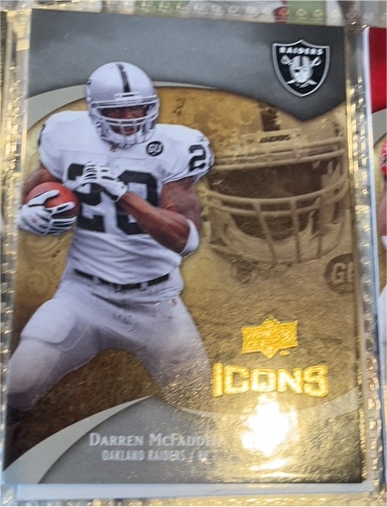 2009 Upper Deck Icons #? Darren McFadden — front