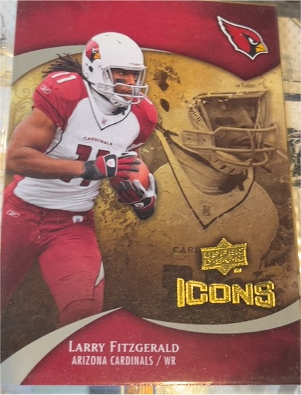 2009 Upper Deck Icons #17 Larry Fitzgerald — front