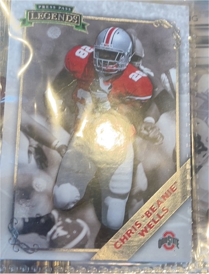 2007 Press Pass Legends Chris Beanie Wells — front