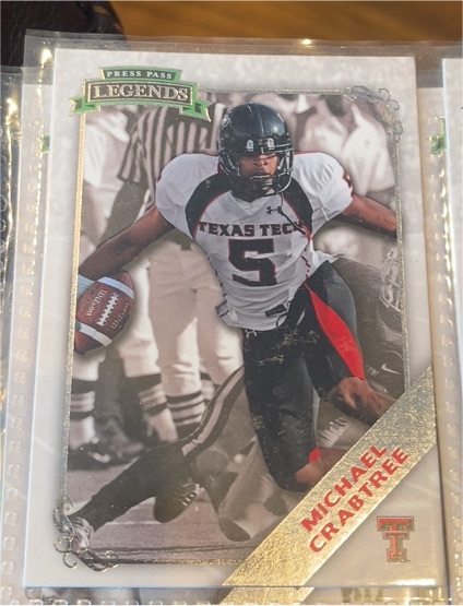 2009 Press Pass Legends #50 Michael Crabtree — front