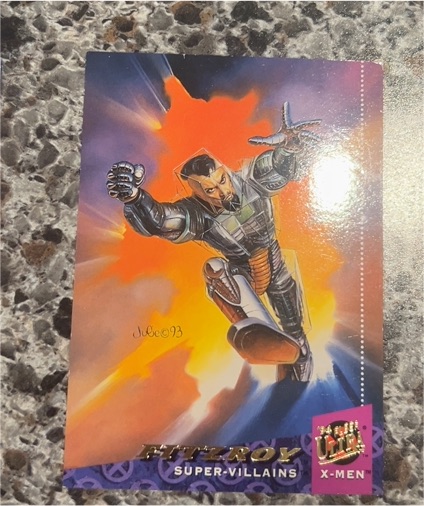 1994 Fleer Ultra X-Men #85 Fitzroy Super-Villains — front