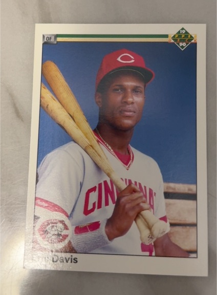1990 Upper Deck #116 Eric Davis — front