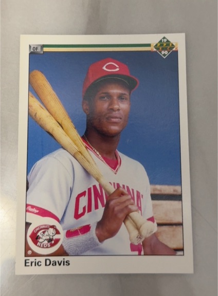 1990 Upper Deck #116 Eric Davis — front