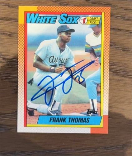 1990 Topps #414 Frank Thomas — front