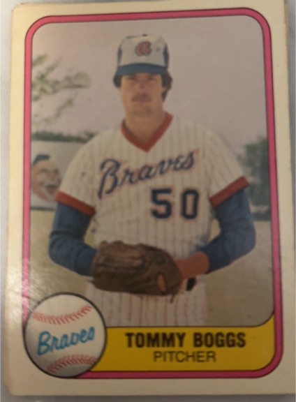 1981 Fleer #261 Tommy Boggs — front