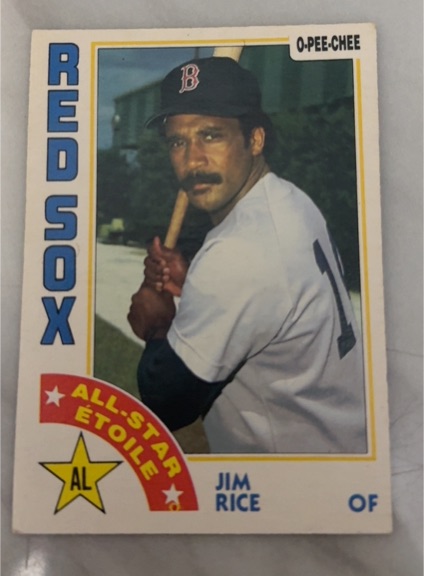 1984 O-Pee-Chee #184 Jim Rice — front