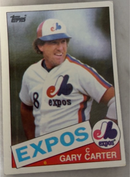1985 Topps #230 Gary Carter — front