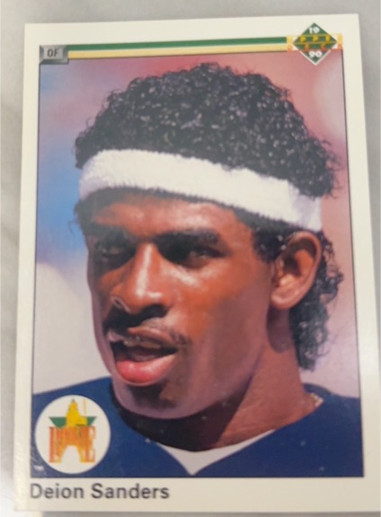 1990 Upper Deck #13 Deion Sanders — front