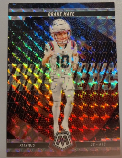 2025 Panini Mosaic Touchdown Masters #9 Drake Maye — front
