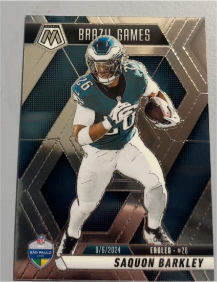 2025 Panini Mosaic #263 Saquon Barkley — front