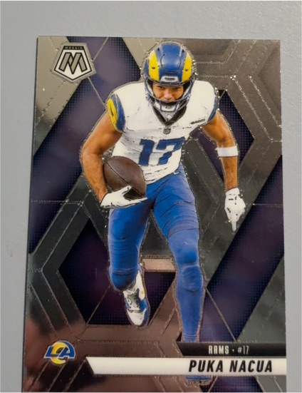 2025 Panini Mosaic #102 Puka Nacua — front